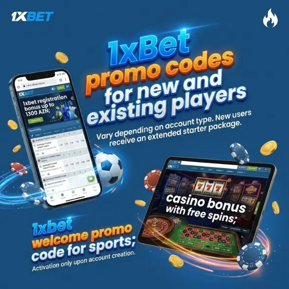 1xBet promo codes for new and existing players