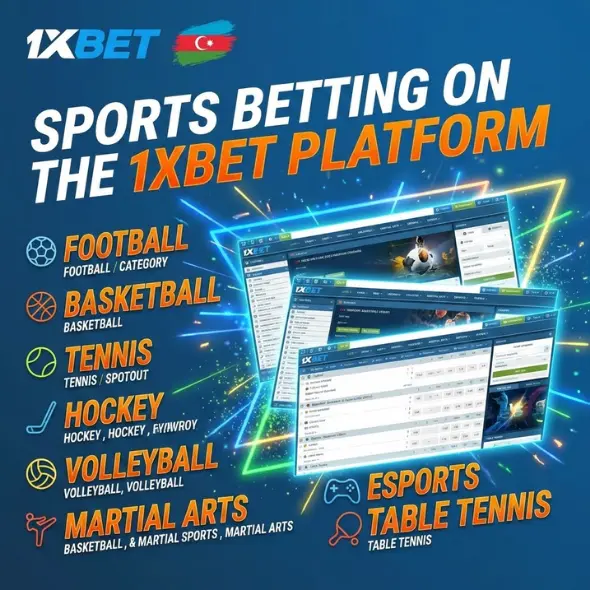 Sports betting on the 1xBet platform