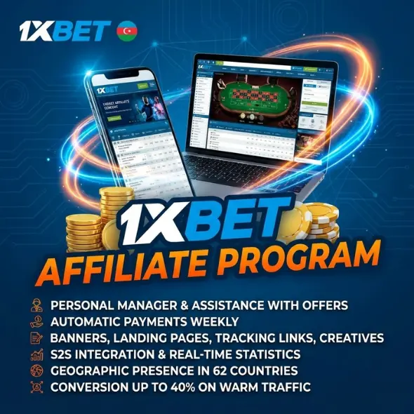 1xBet affiliate program