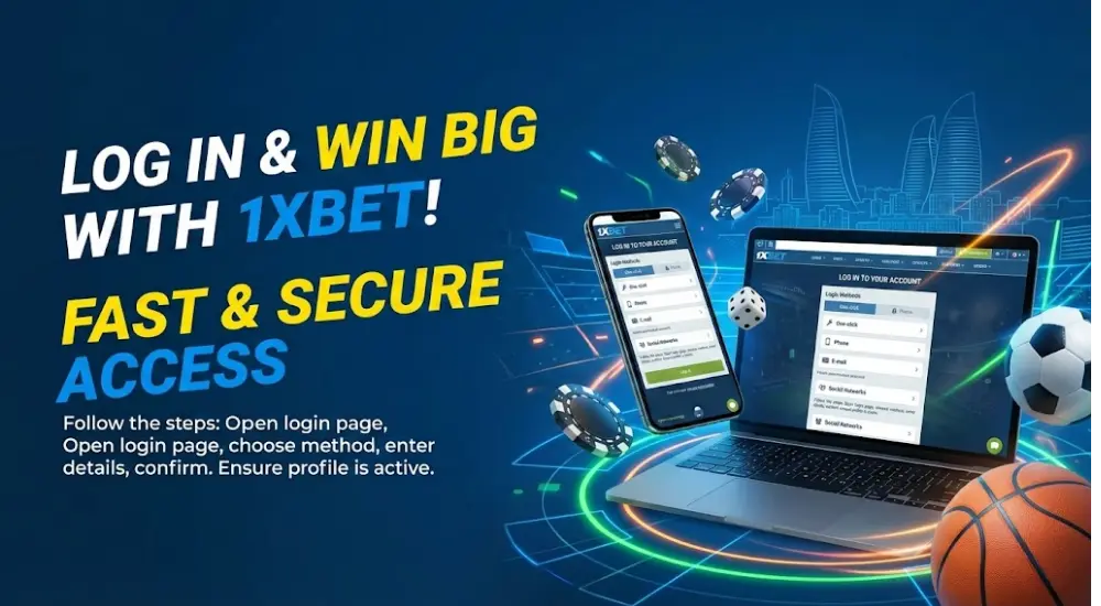 Авторизация в личном кабинете 1xBet